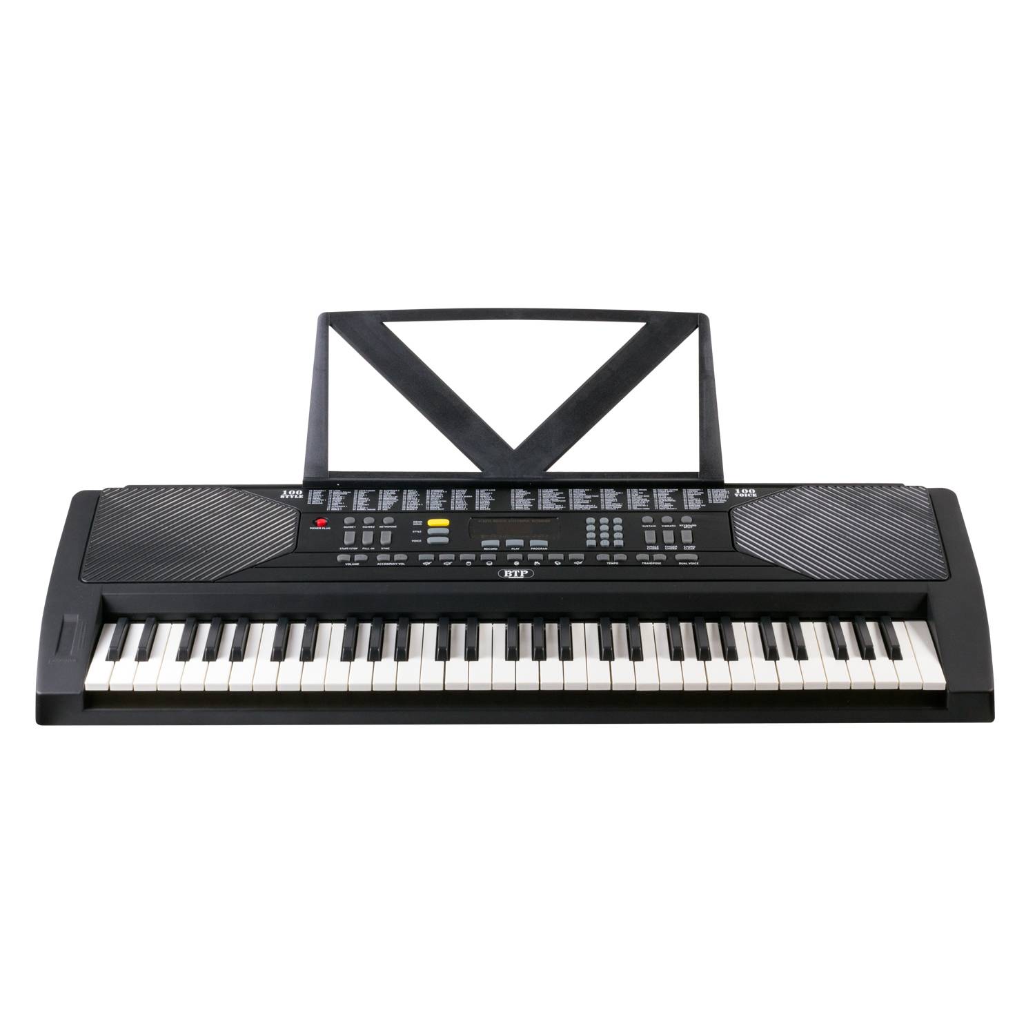 Teclado Polifónico BTP 61 Teclas de 100 Voces y 100 Estilos